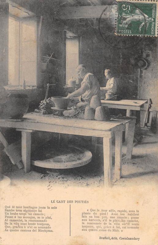 Carte postale ancienne Le Cant Des Pouties - Castelnaudary à Castelnaudary