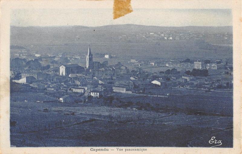 Carte postale ancienne Capendu - Vue Panoramique à Capendu
