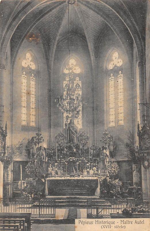 Carte postale ancienne Pepieux Historique - Maitre Autel