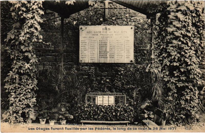Carte postale ancienne Villa des Otages - Rue Haxo à Paris 20e