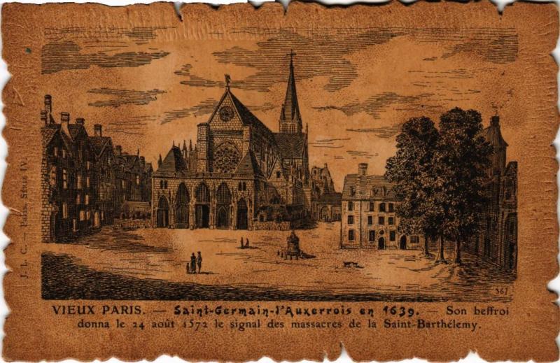 Carte postale ancienne Vieux Paris Saint-Germain-l'Auxerrois