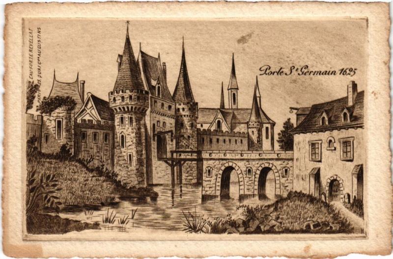 Carte postale ancienne Ancien Paris Porte Saint-Germain