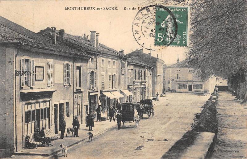 Carte postale ancienne Monthureux Sur Saone - Rue De L'Allee à Monthureux-sur-Saône