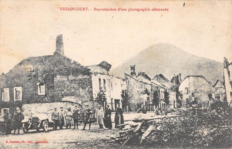 Carte postale ancienne Vexaincourt - Reproduction D'Une Photographie Allemande à Vexaincourt