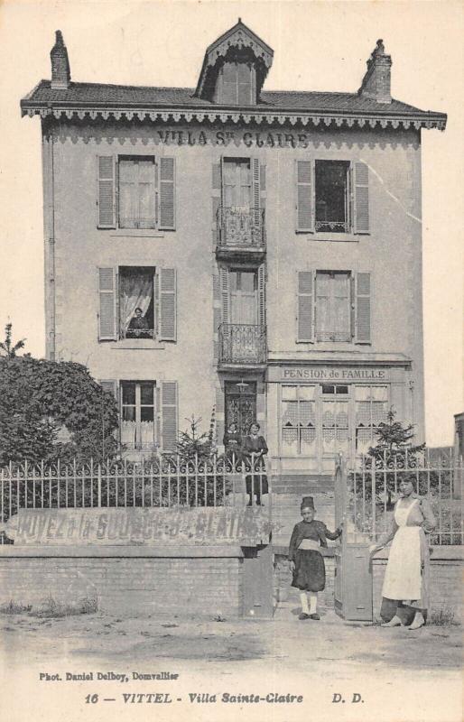 Carte postale ancienne Vittel - Villa Sainte Claire à Vittel