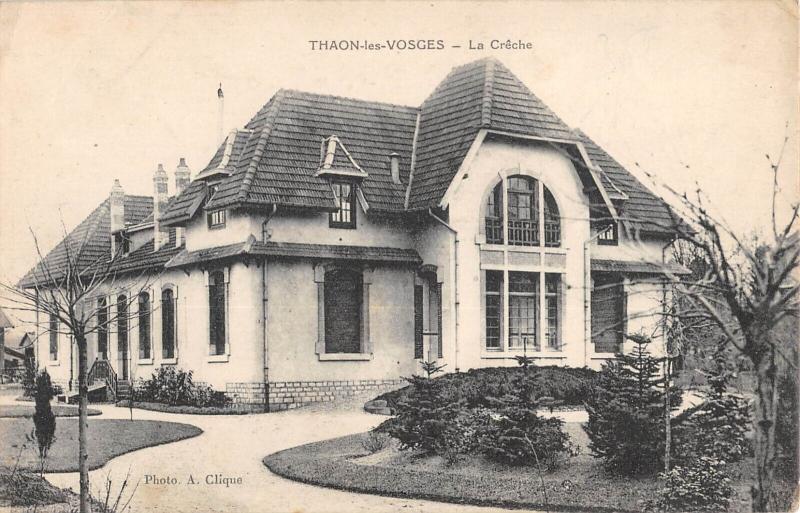 Carte postale ancienne Thaon Les Vosges - La Creche