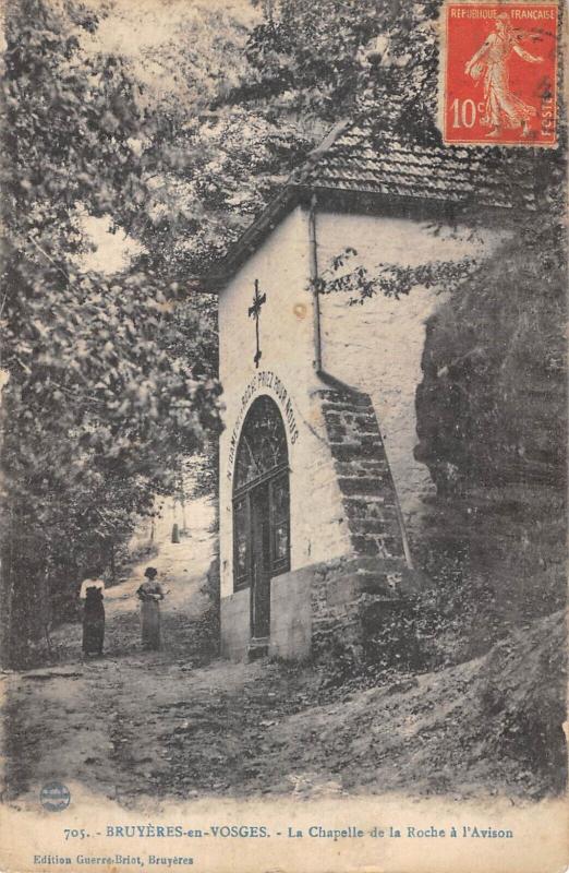 Carte postale ancienne Bruyeres En Vosges - La Chapelle De La Roche A L'Avison