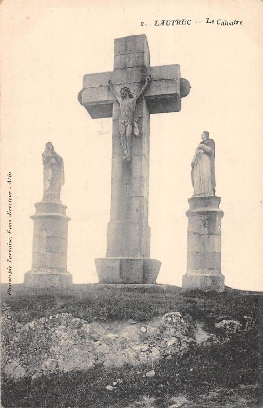 Carte postale ancienne Lautrec - Le Calvaire à Lautrec