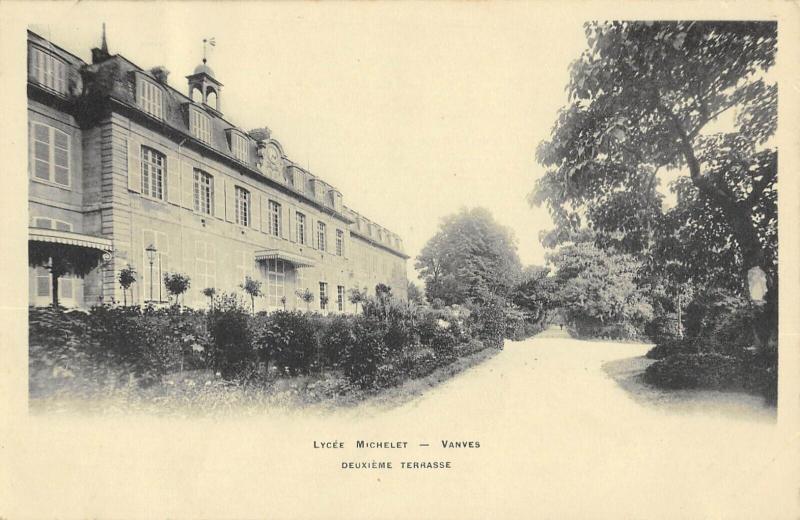 Carte postale ancienne Vanves - Lycee Michelet - Deuxieme Terrasse à Vanves