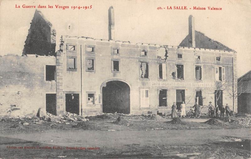 Carte postale ancienne La Salle - Maison Valence à La Salle