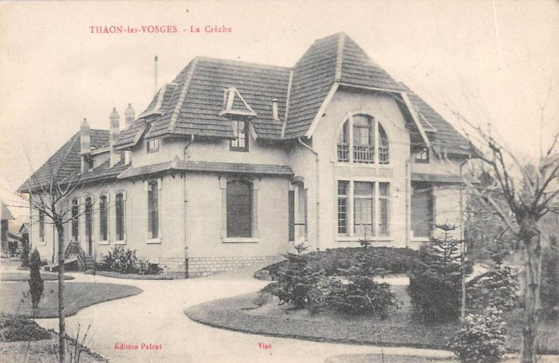 Carte postale ancienne Thaon Les Vosges - La Creche