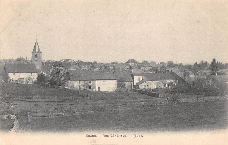 Carte postale ancienne Grand - Vue Generale Sud à Grand