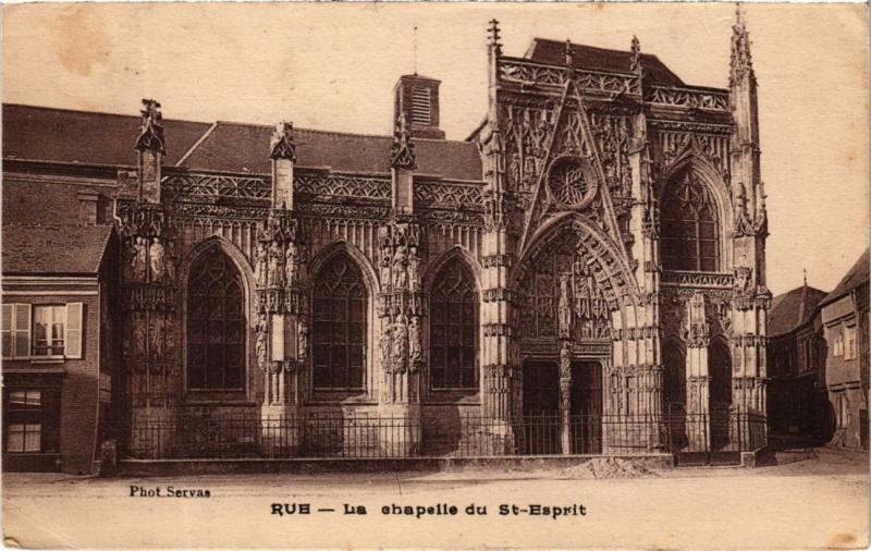 Carte postale ancienne Rue La Chapelle du Saint-Esprit