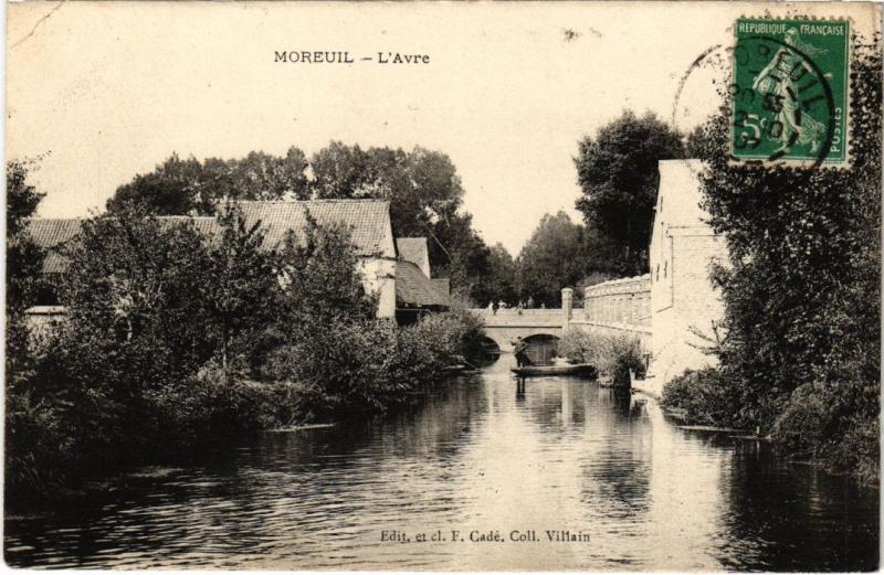 Carte postale ancienne Moreuil L'Avre à Moreuil