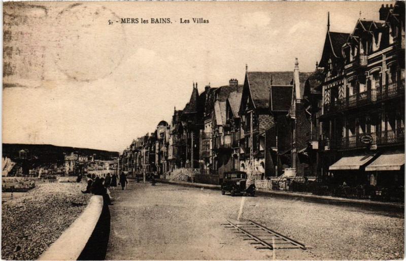 Carte postale ancienne Mers-les-Bains Les Villas à Mers-les-Bains