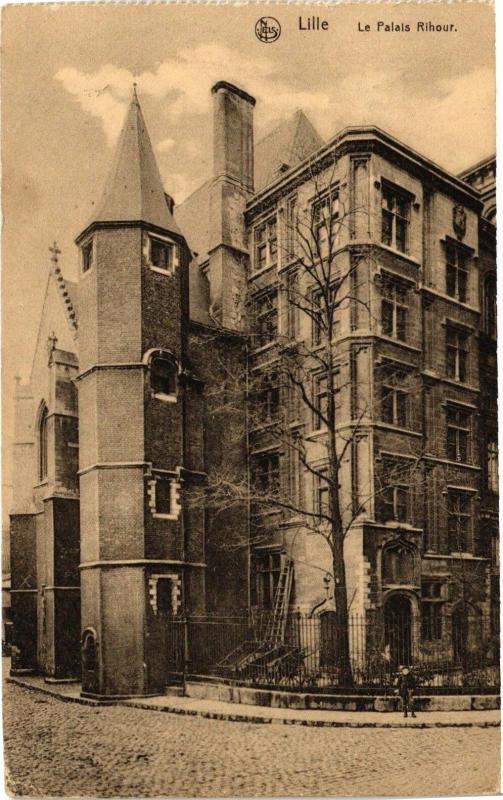 Carte postale ancienne Lille - La Palais Rihour à Lille