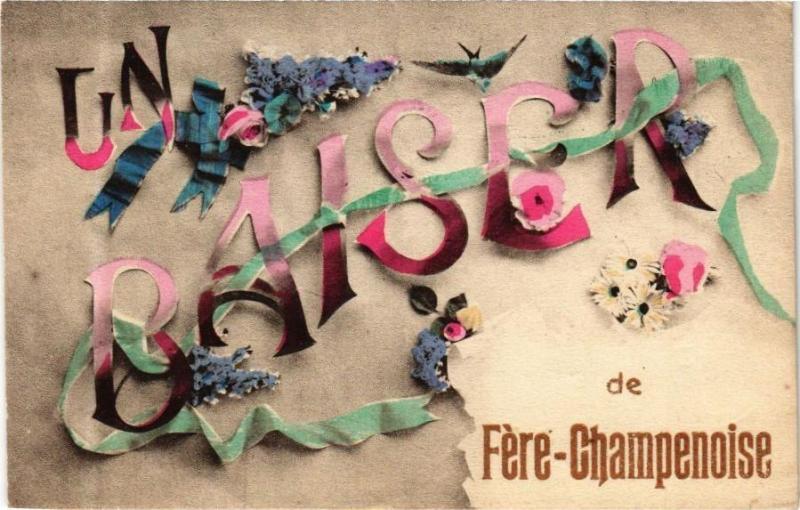 Carte postale ancienne Un Baiser de - Fere-Champenoise