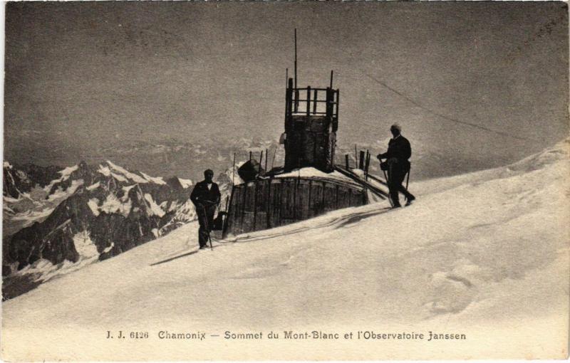 Carte postale ancienne Chamonix - Sommet du Mont-Blanc