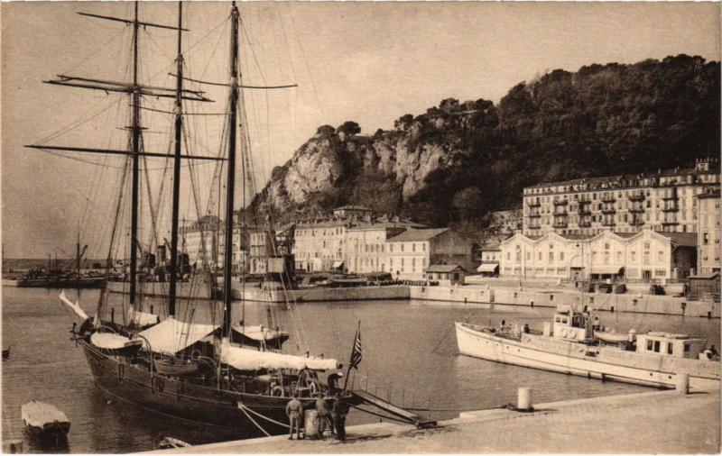 Carte postale ancienne Nice- Le Port France