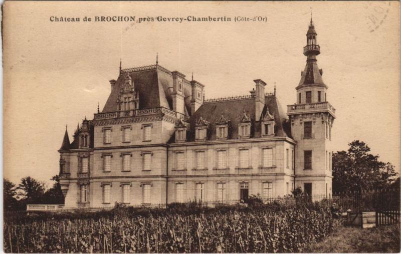 Carte postale ancienne Chateau de Brochon pres Gevrey-Chambertin à Brochon