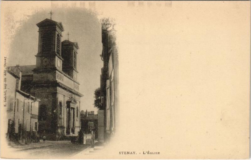 Carte postale ancienne Stenay - L'eglise à Stenay