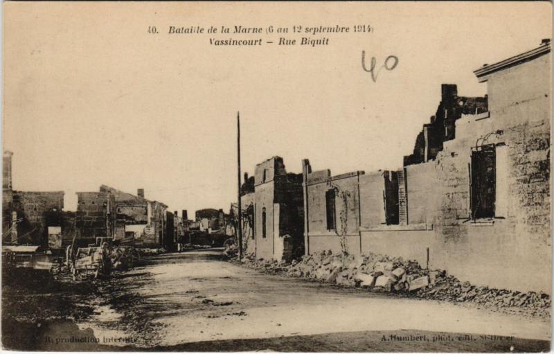 Carte postale ancienne Bataile de la marne