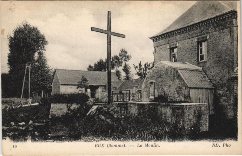 Carte postale ancienne Rue - Le Moulin à Rue