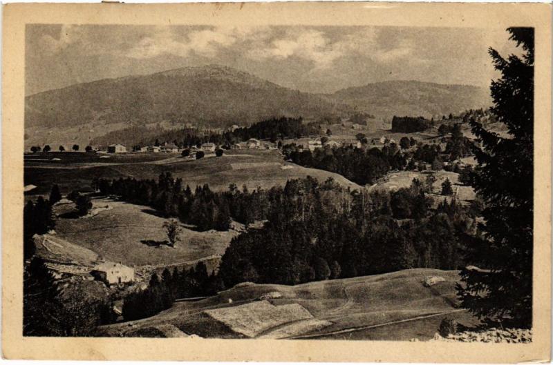 Carte postale ancienne La Cure et le Noirmont France