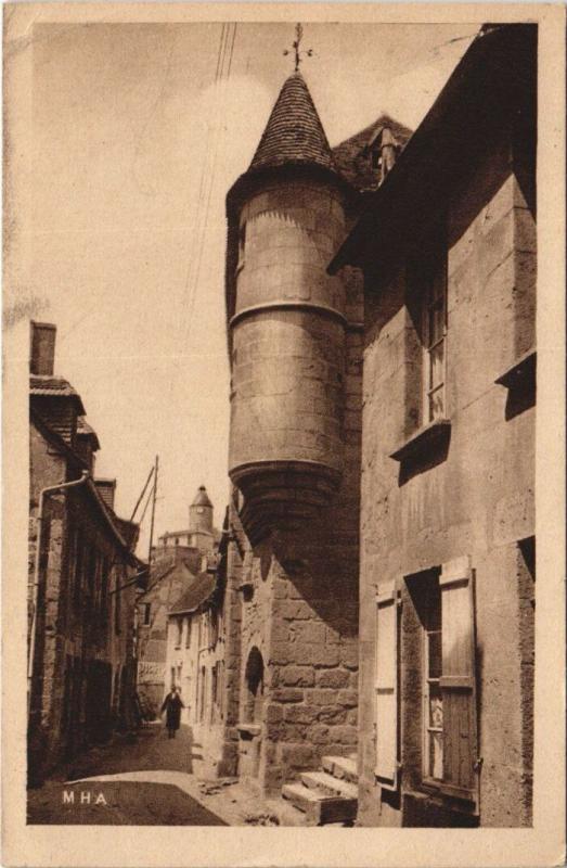 Carte postale ancienne Aubusson - La Maison Corneille à Aubusson