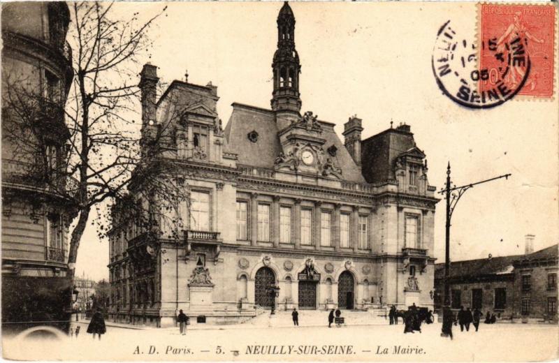 Carte postale ancienne Neuilly La Mairie