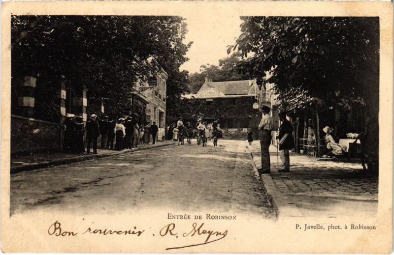 Carte postale ancienne Robinson Entree de Robinson