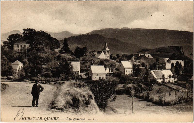 Carte postale ancienne Murat le Quaire Vue Generale France à Murat-le-Quaire