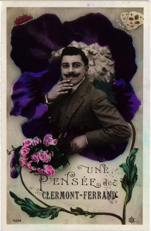 Carte postale ancienne Une Pensee de Clermont-Ferrand France à Clermont-Ferrand