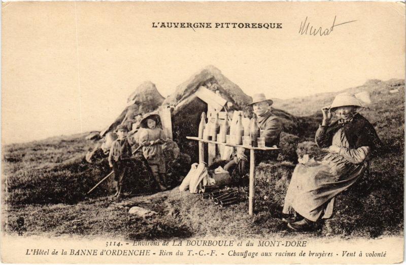 Carte postale ancienne La Bourboule L'Hotel de la Banne d'Ordenche France à La Bourboule