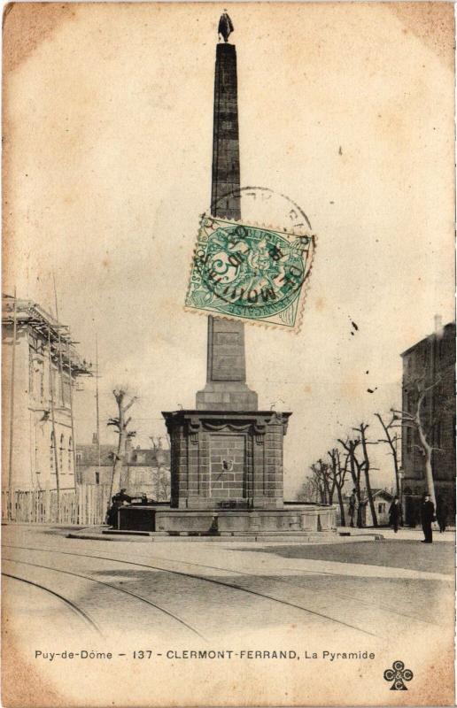 Carte postale ancienne Clermont-Ferrand La Pyramide France à Clermont-Ferrand