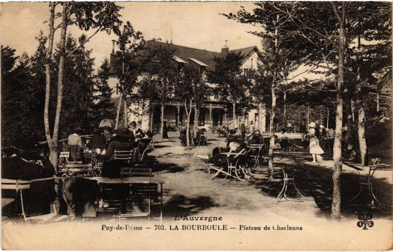 Carte postale ancienne La Bourboule Plateau de Charlanne France à La Bourboule