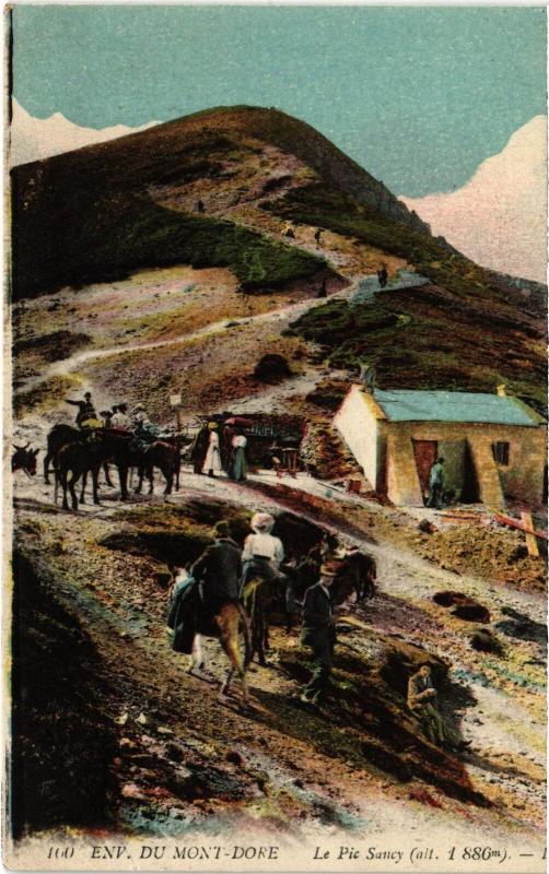 Carte postale ancienne Mont-Dore Le Pic Sancy France à Mont-Dore