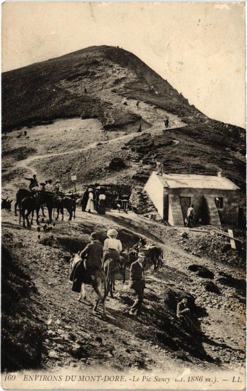 Carte postale ancienne Env du Mont-Dore Le Pic Sancy France à Mont-Dore