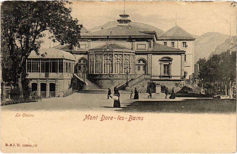 Carte postale ancienne Mont-Dore Le Casino France à Mont-Dore