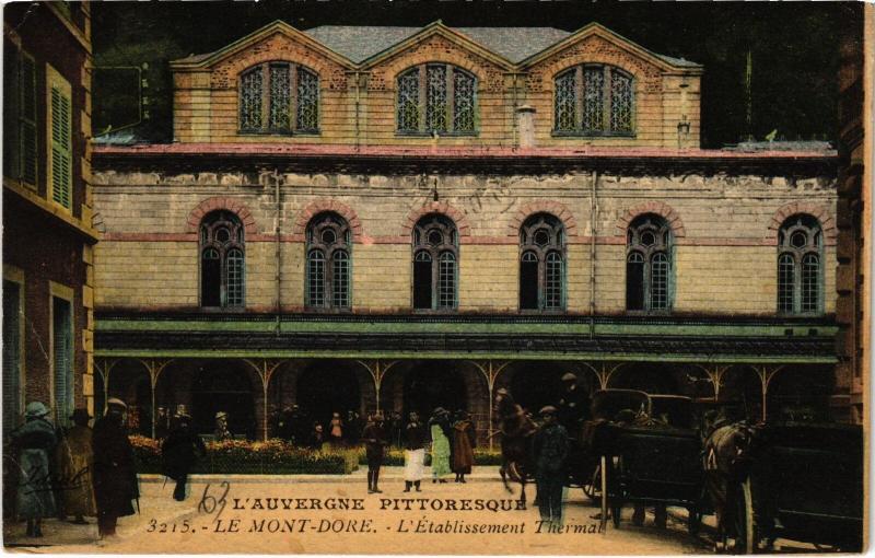Carte postale ancienne Mont-Dore L'Etablissement Thermal France à Mont-Dore