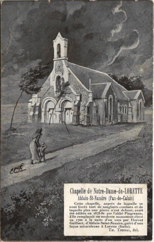 Carte postale ancienne Chapelle de N.-D. de Lorette