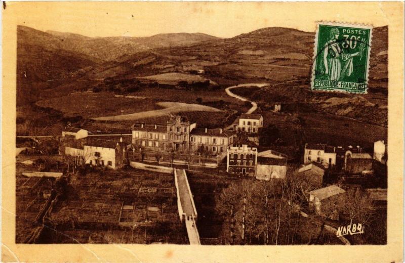 Carte postale ancienne Durban Groupe scolaire et Mairie France