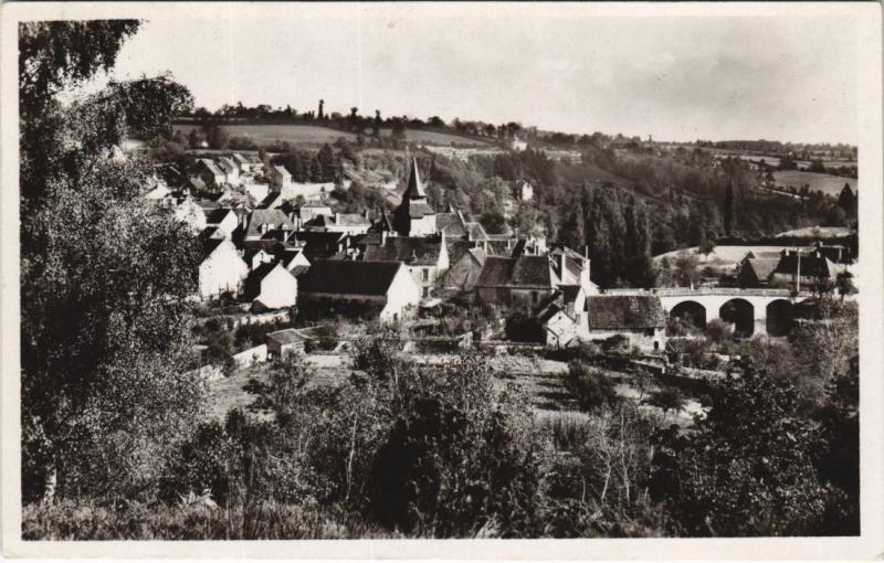 Carte postale ancienne La Celle Dunoise Vue génétale - Cote Ouest à La Celle-Dunoise