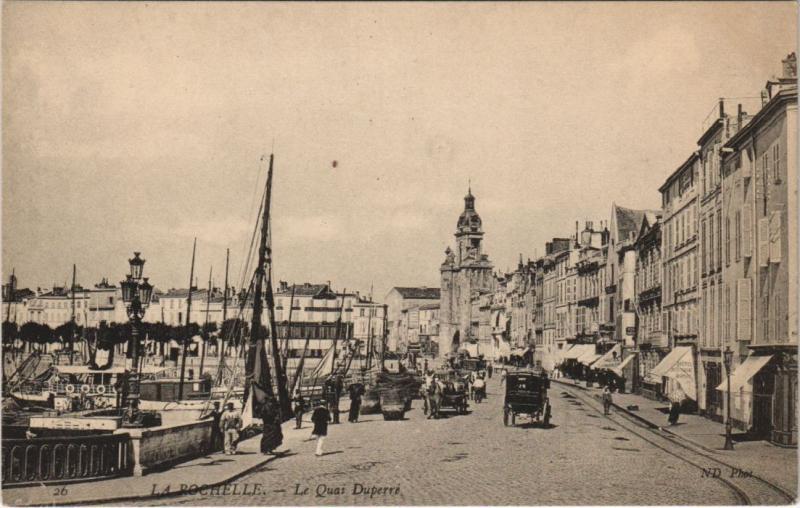 Carte postale ancienne La Rochelle-Le Quai Duperré à La Rochelle