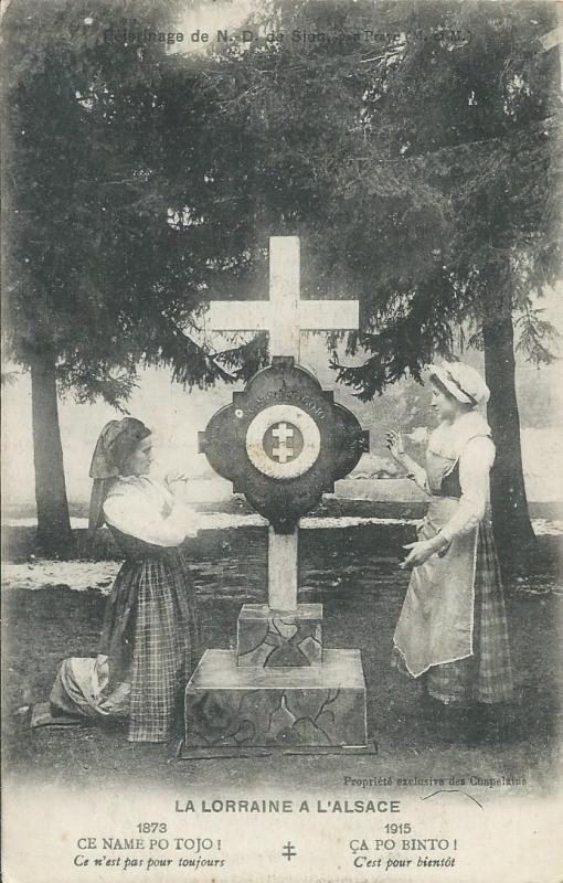 Carte postale ancienne Ce Name Po Tojo – Ca Po Binto à Saxon-Sion