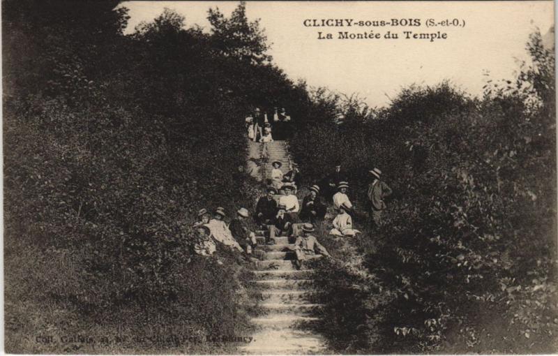 Carte postale ancienne Clichy-Sous-Bois - La Montée du Temple à Clichy-sous-Bois
