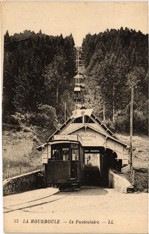 Carte postale ancienne La Bourboule Le Funiculaire France à La Bourboule