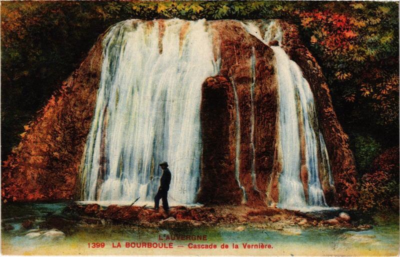 Carte postale ancienne La Bourboule Cascade de la Verniere France à La Bourboule