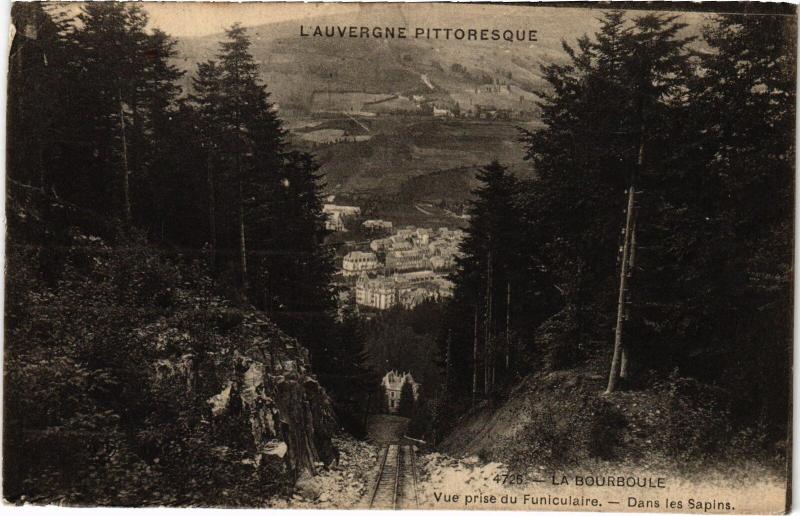 Carte postale ancienne La Bourboule Vue prise du Funiculaire France à La Bourboule