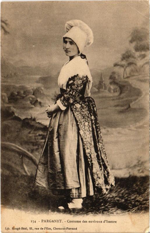 Carte postale ancienne Issoire Costume France à Issoire